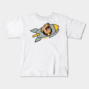 Dog Spaceship Kids T-Shirt